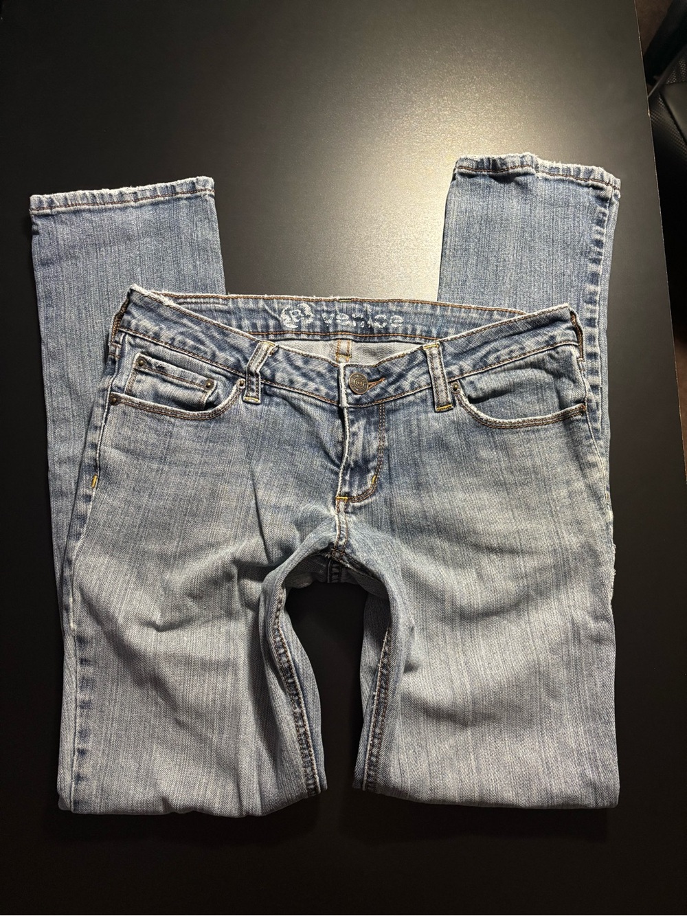 2000s y2k low rise Venice Skinny Jeans.